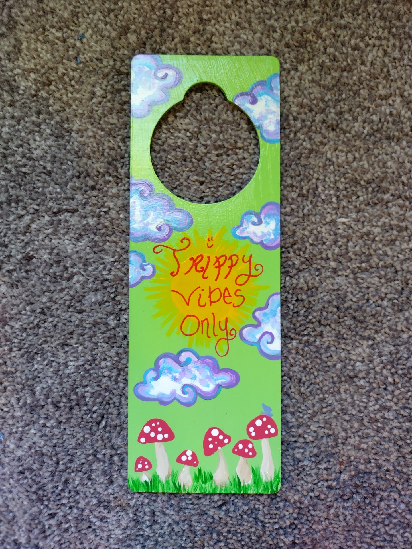 Vibes door hanger