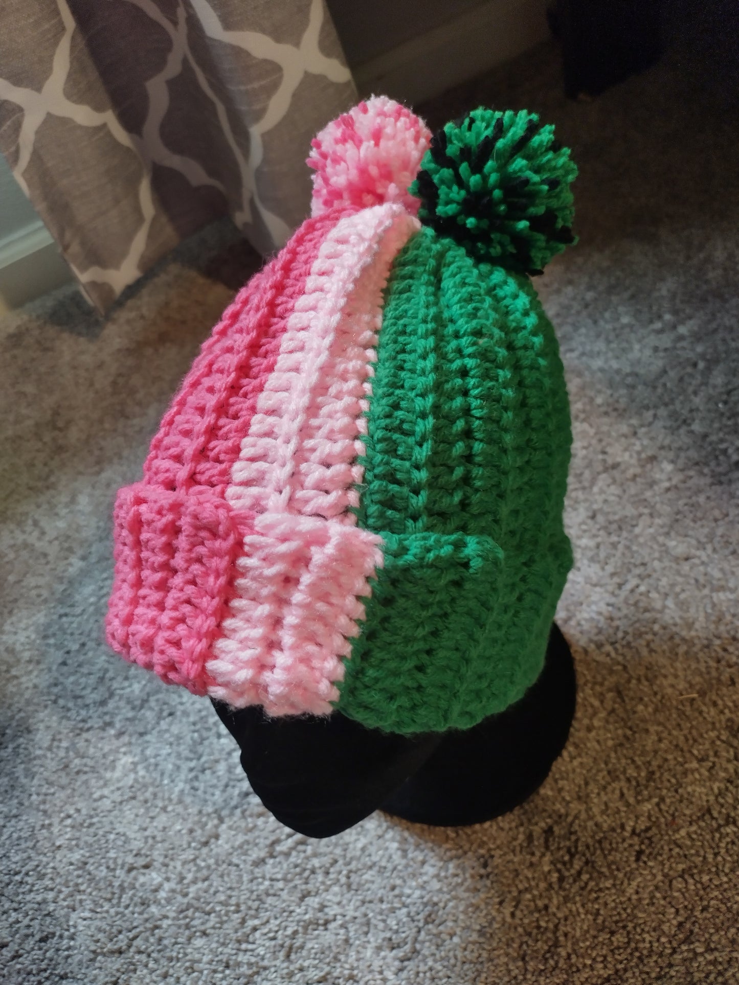 Double puff beanie