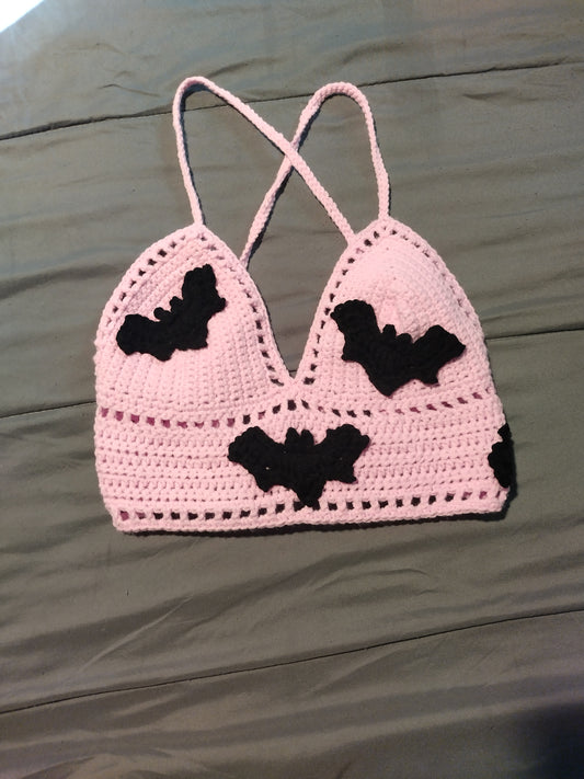 Crochet Bat top