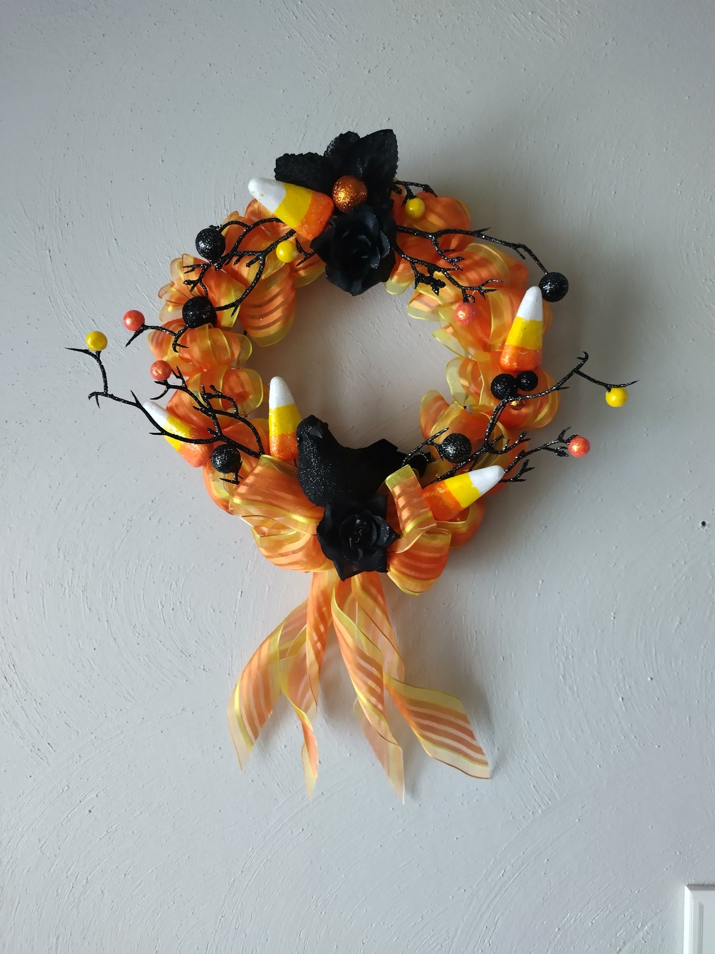 Candy Corn Wreath