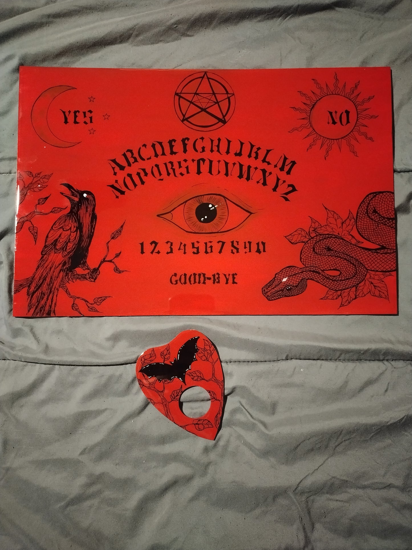 Goth Ouija Board set