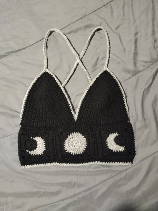Crochet moon phase top