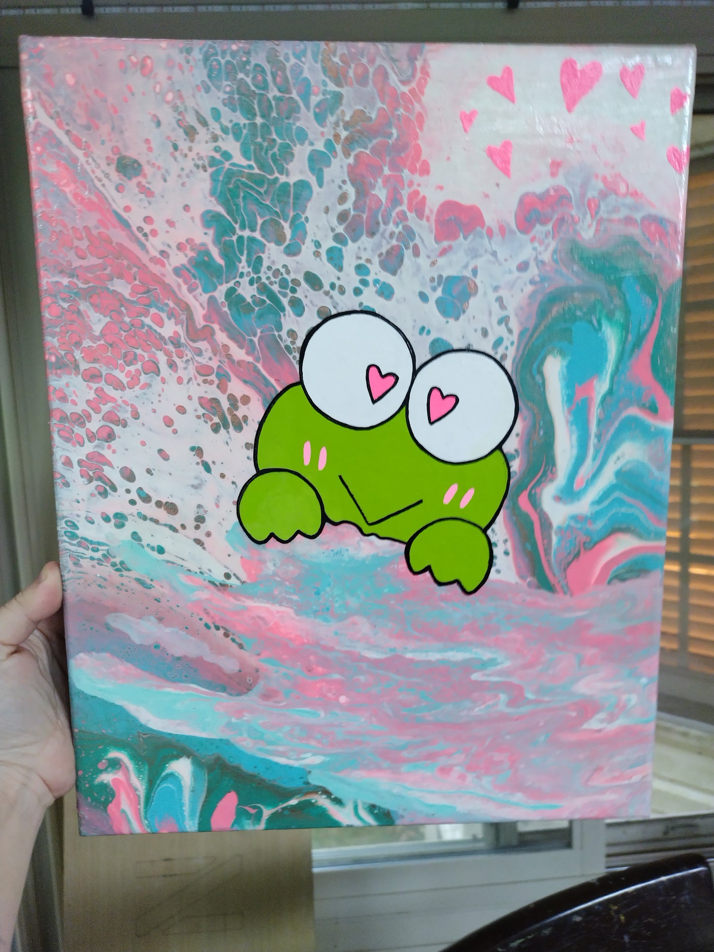 Keroppi painting