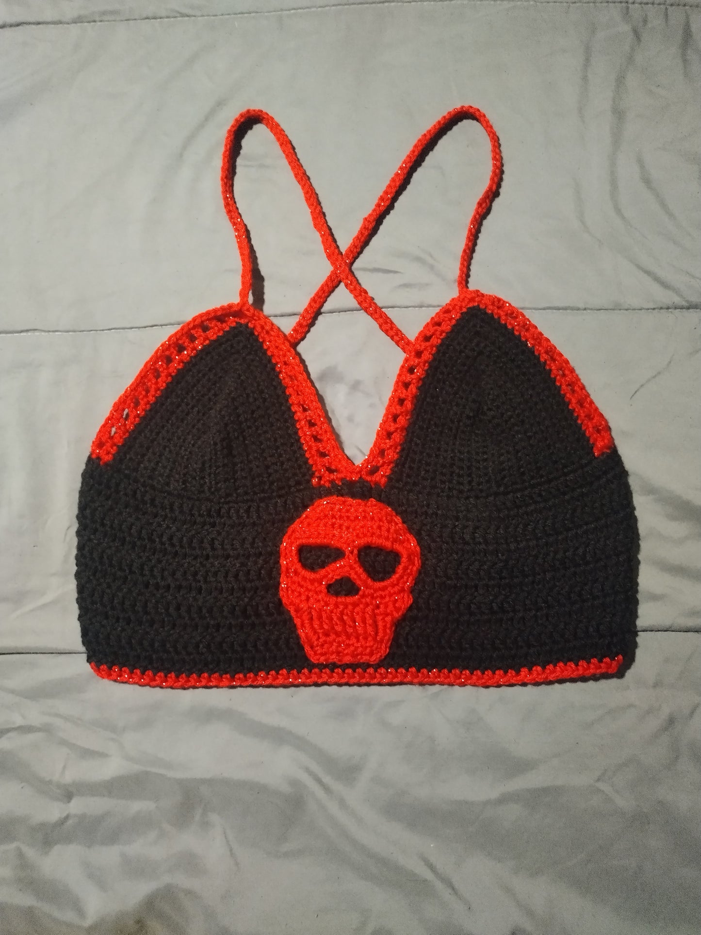Crochet Skull top