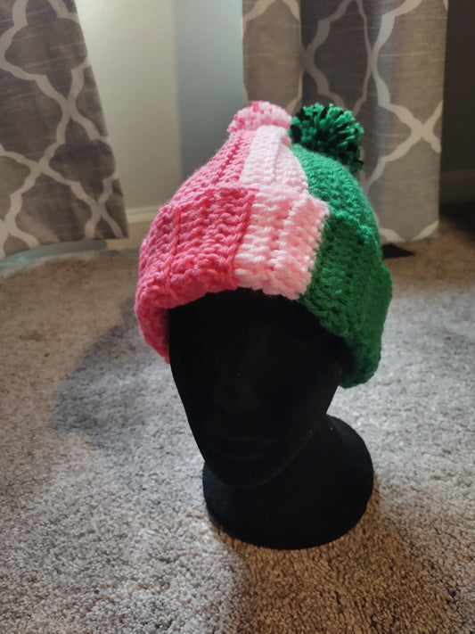 Double puff beanie